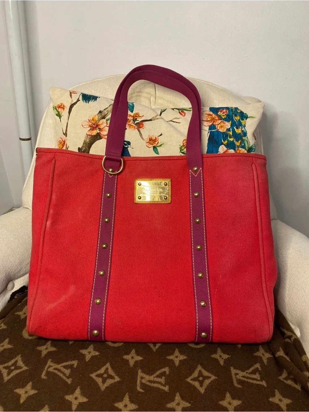 Louis Vuitton Antigua Cabas Tote Bag